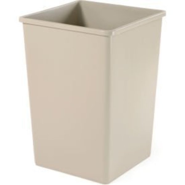 Rubbermaid Commercial Rubbermaid® Plastic Rigid Trash Can Liner For Rubbermaid® Plaza Receptacle, Beige FG395800BEIG*